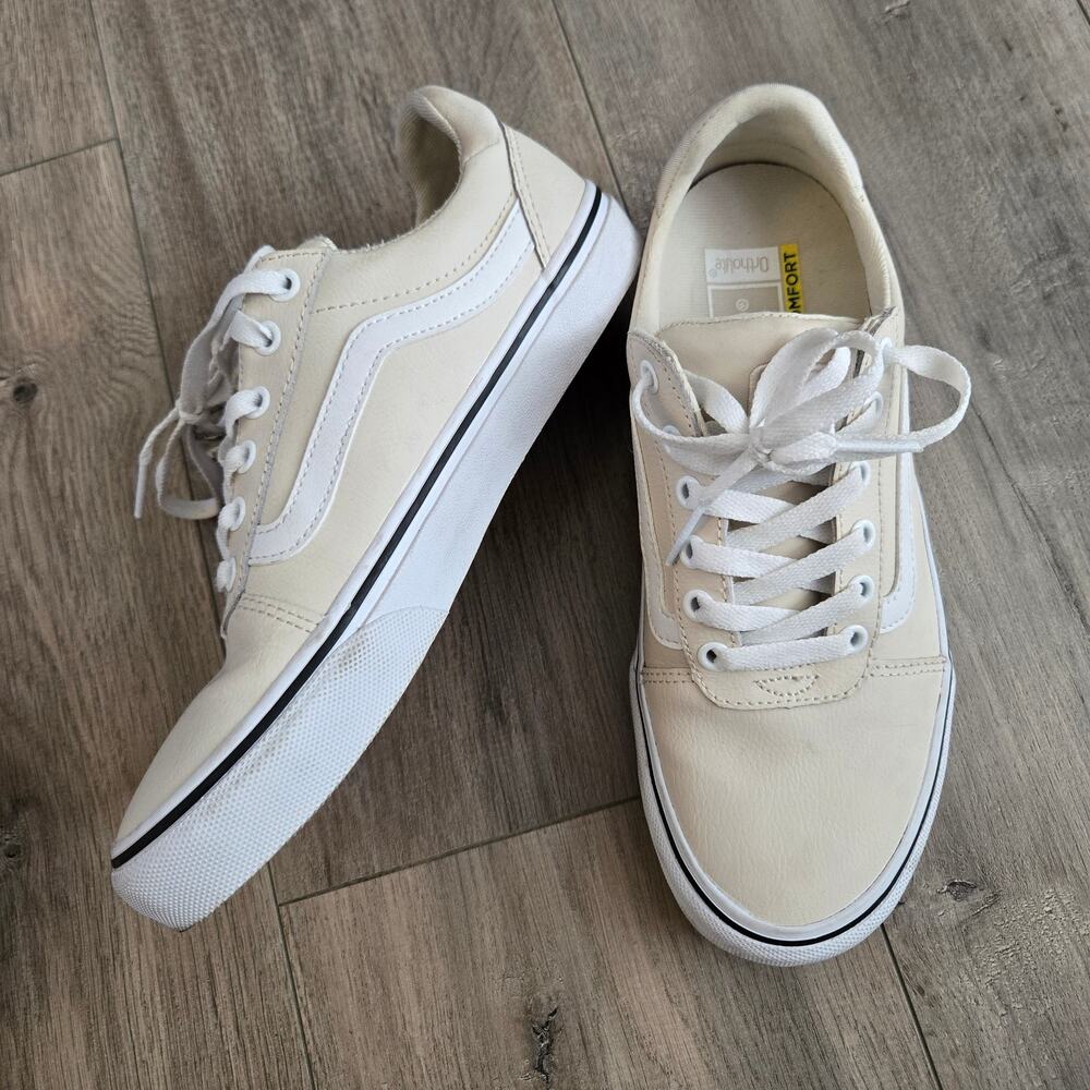 Vans Ward Leather Sneakers - Birch
